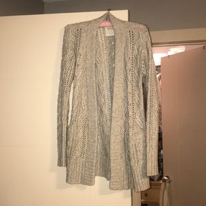 Grey cardigan